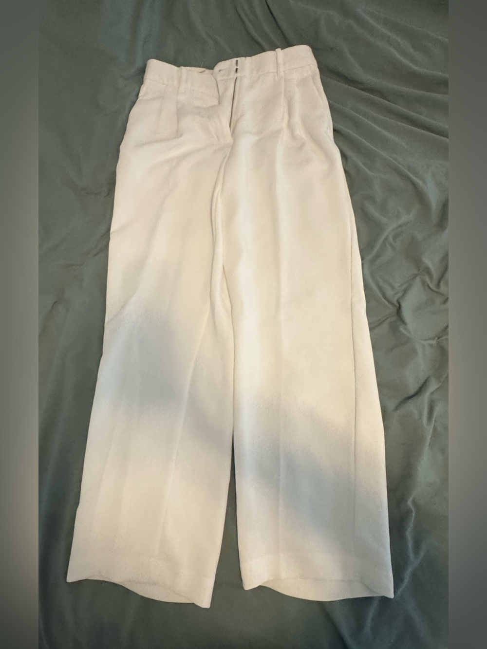 Aritzia Wide Leg Pants in Off-White
